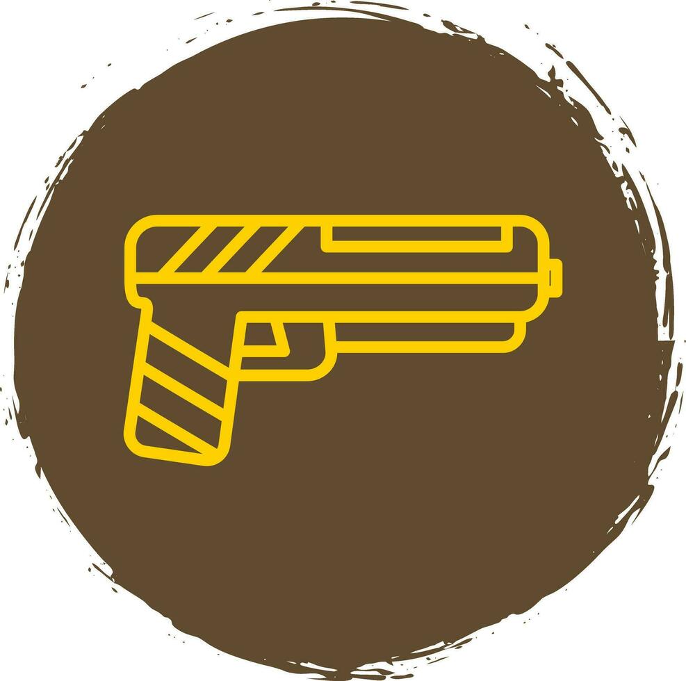 pistola vector icono diseño