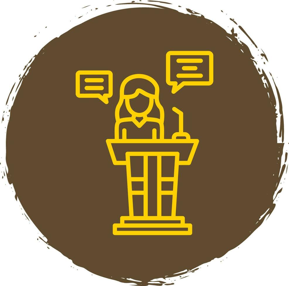 Speech Vector Icon Design