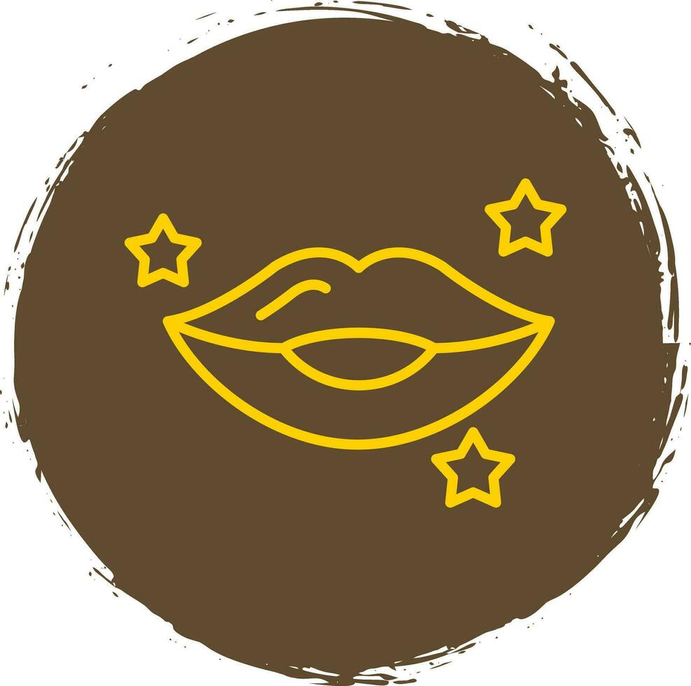 Lips Vector Icon Design