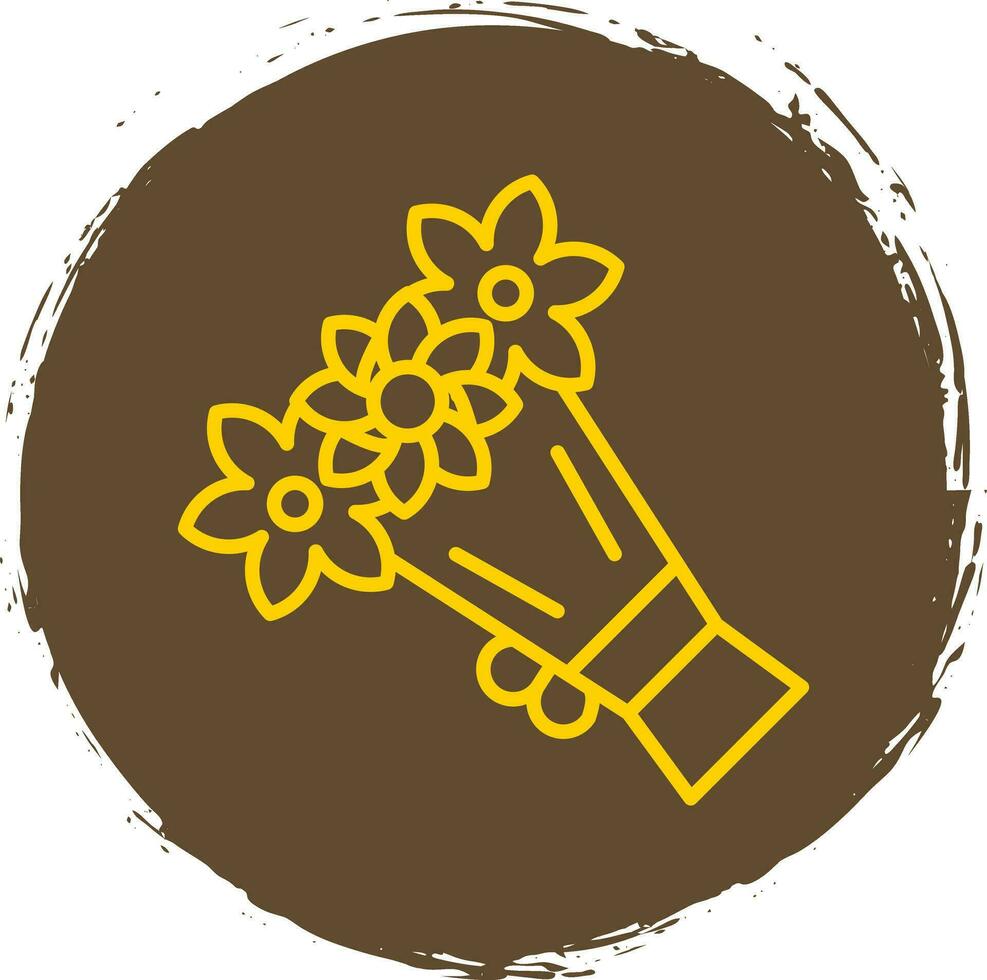 Bouquet Vector Icon Design