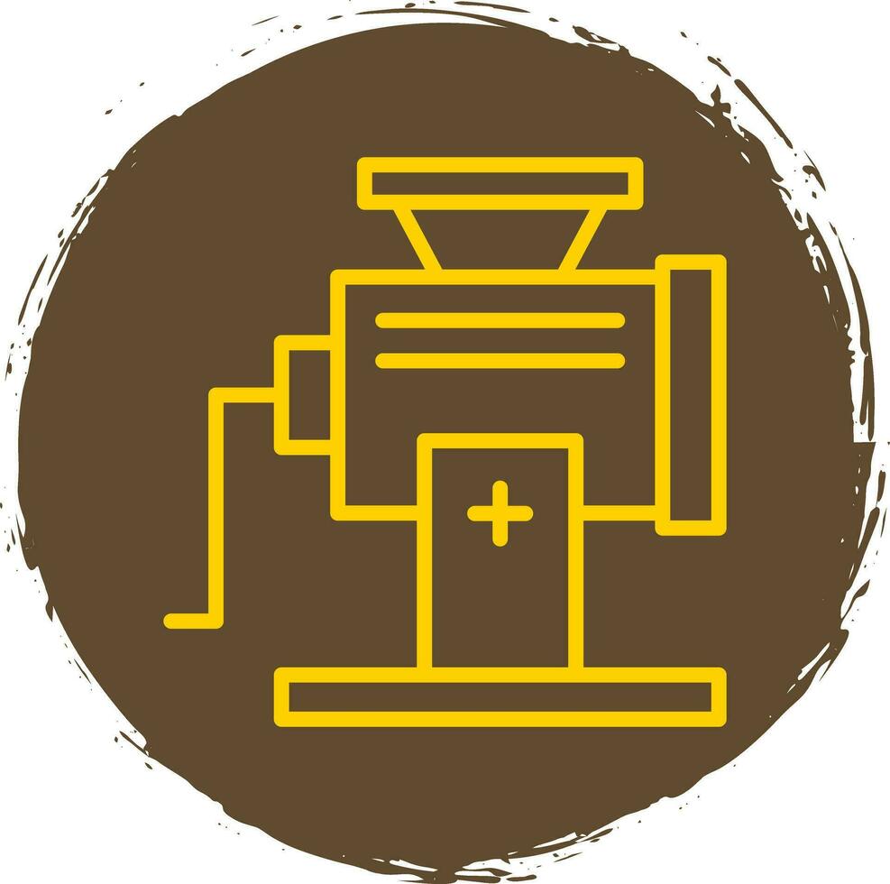 Meat Grinder Vector Icon Design