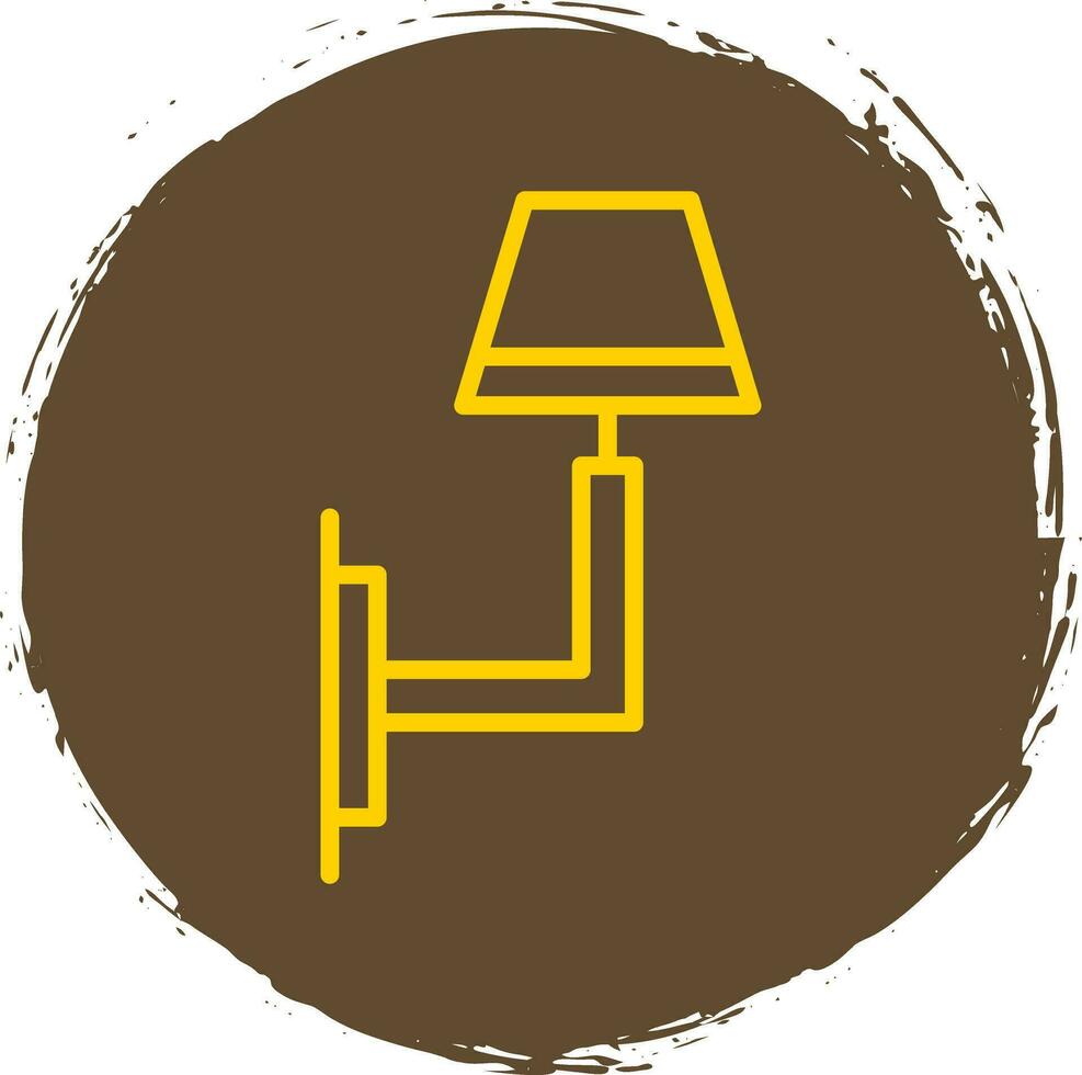 Wall Light Vector Icon Design