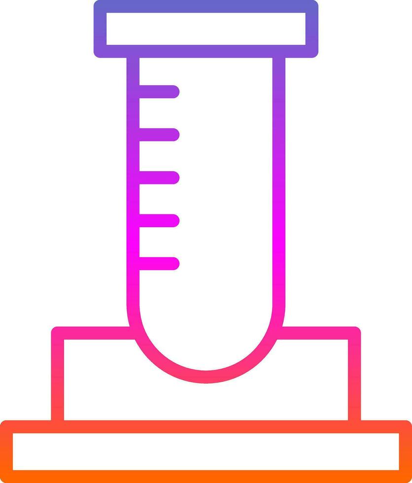 diseño de icono de vector de tubo de ensayo