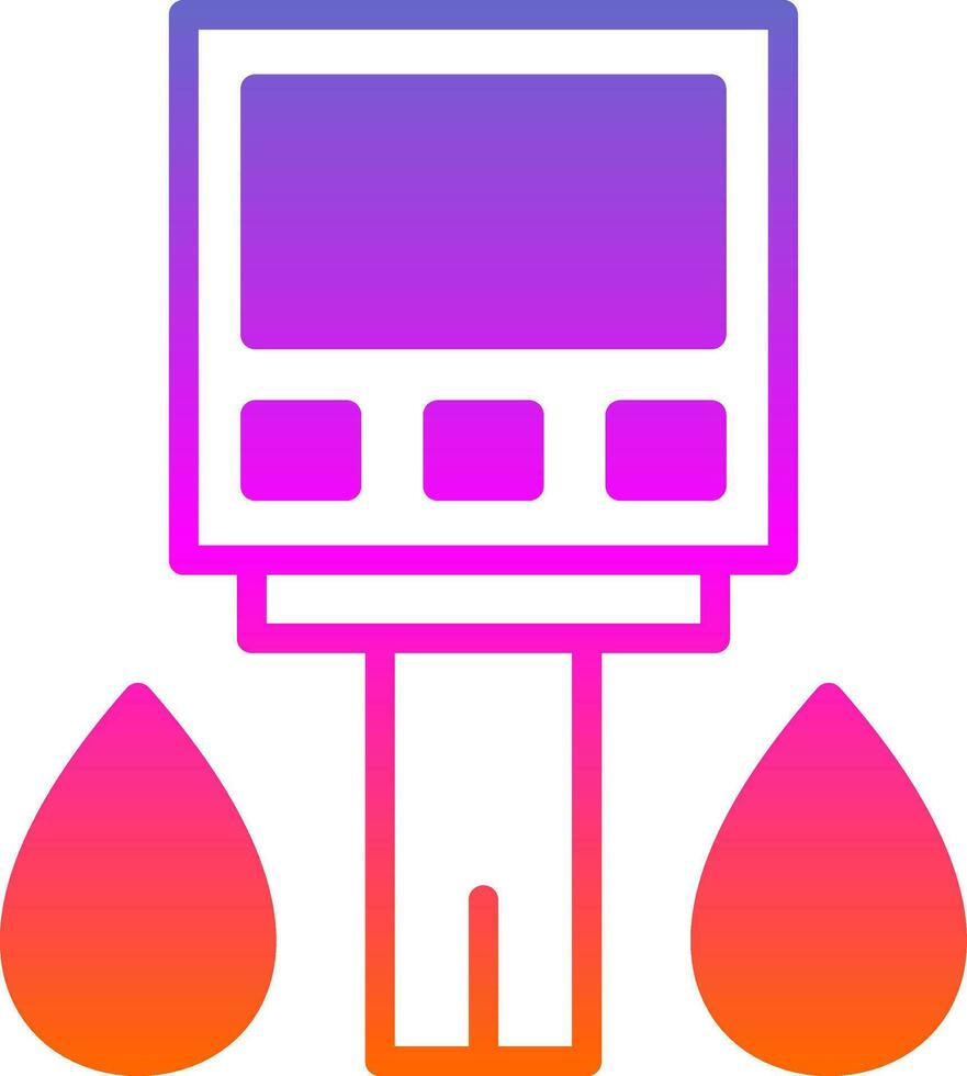 Glucometer Vector Icon Design