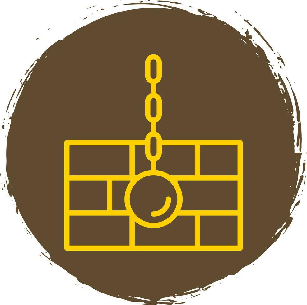 Wrecking ball Vector Icon Design