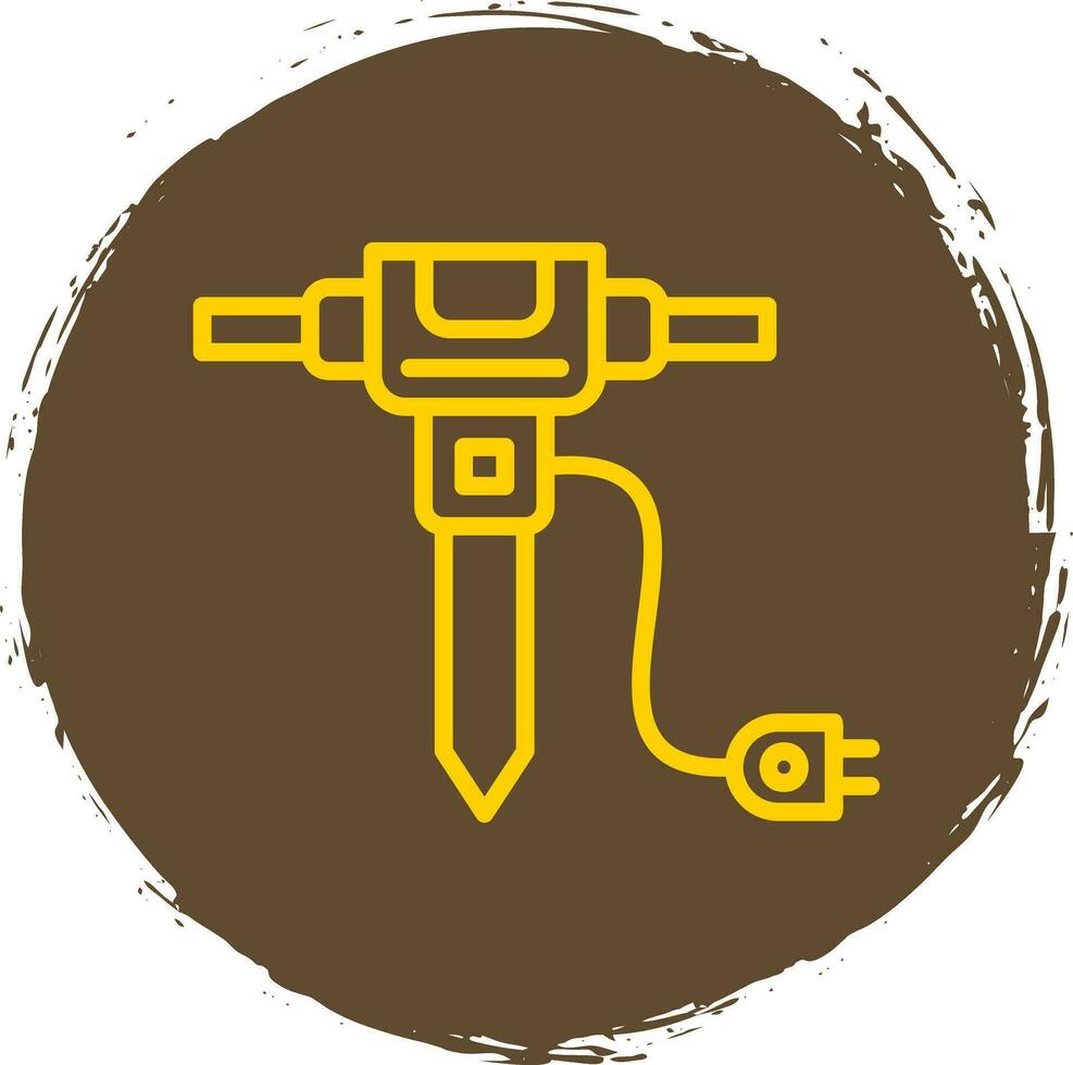 Jackhammer Vector Icon Design