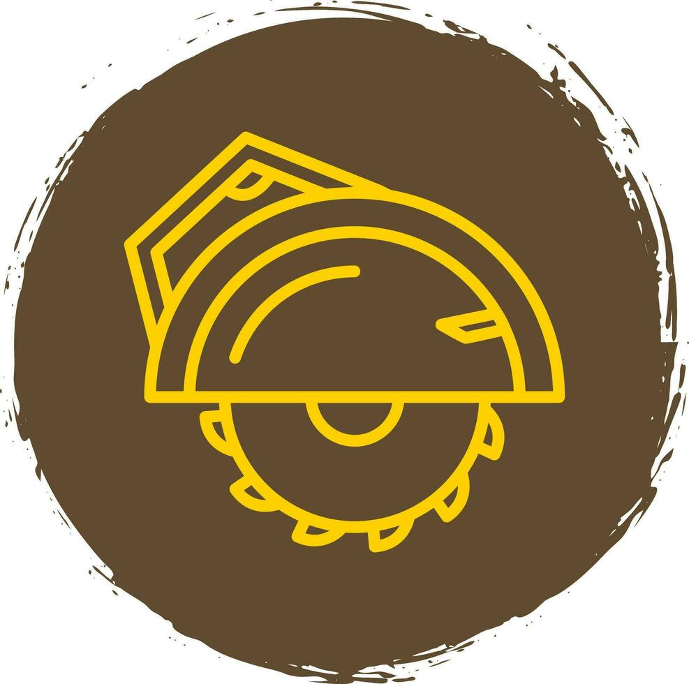 diseño de icono de vector de sierra circular