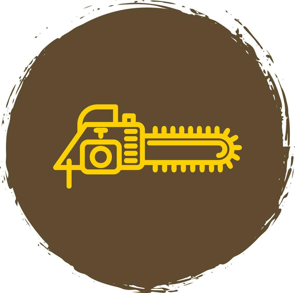 Chain saw Vector Icon Design
