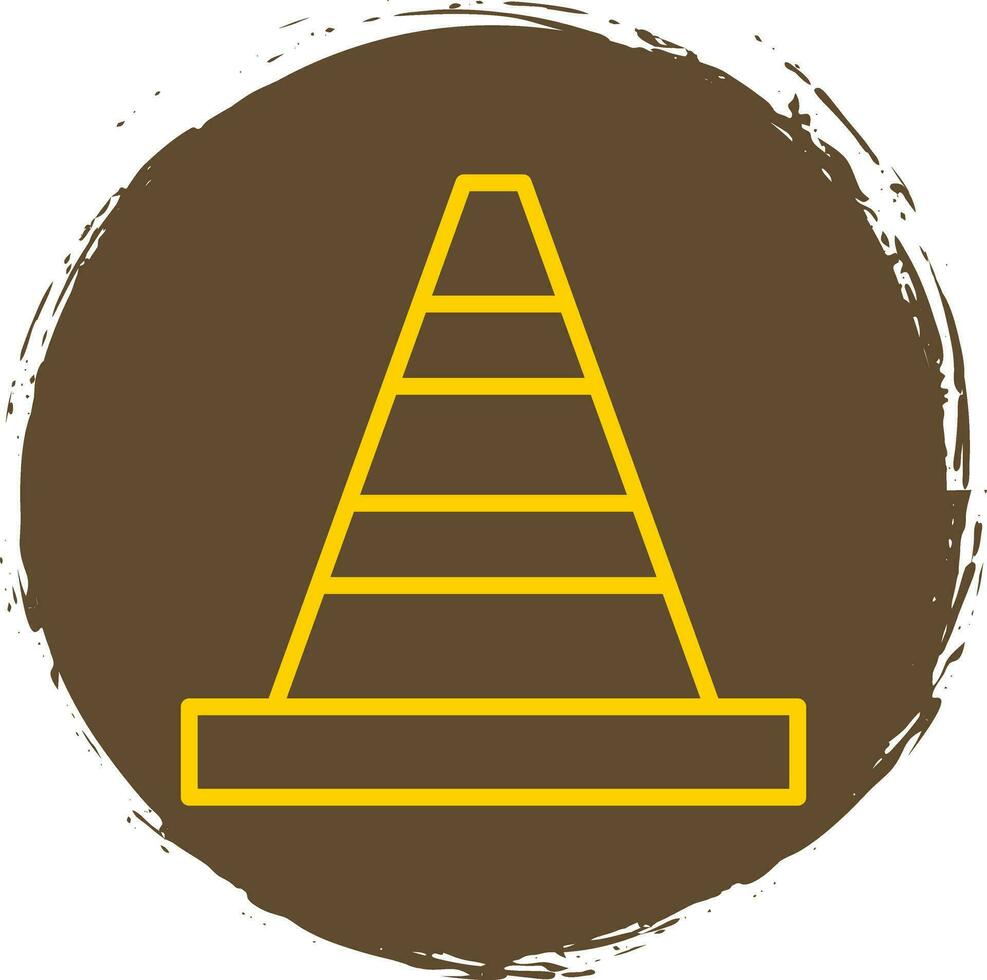 Traffic cone Vector Icon Design