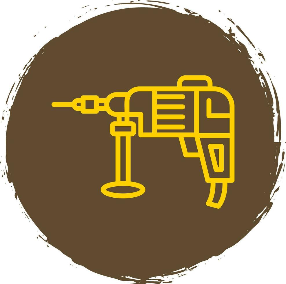 Drilling machine Vector Icon Design