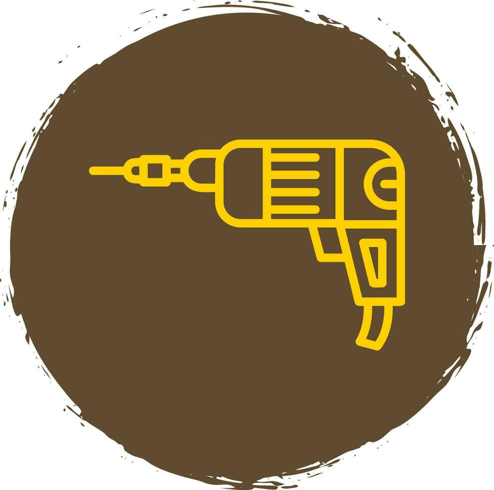 Hand drill Vector Icon Design