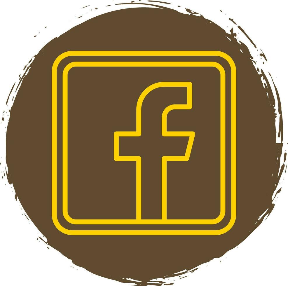 Facebook logo vector icono diseño