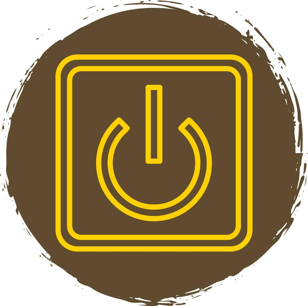 Power Button Off Vector Icon Design