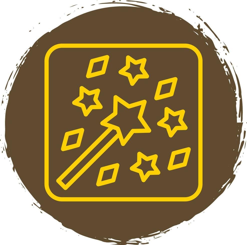Magic Wand Vector Icon Design