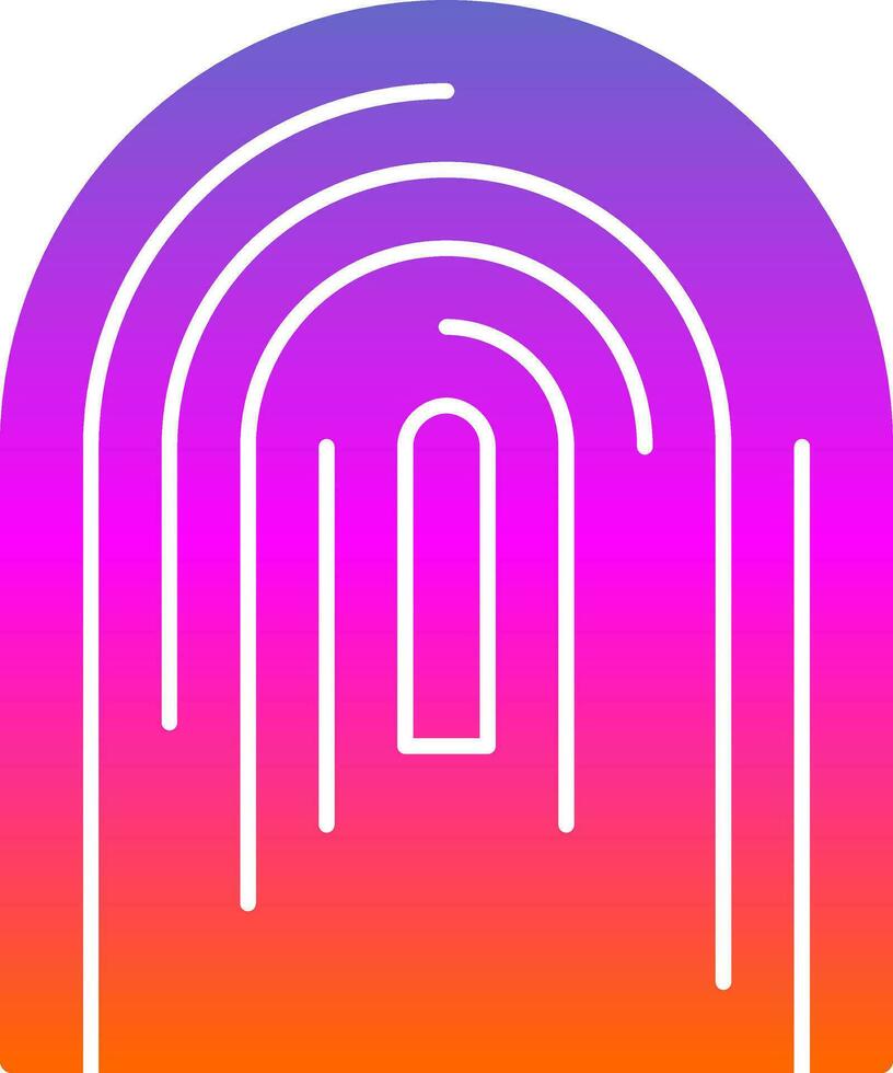 Fingerprint Vector Icon Design