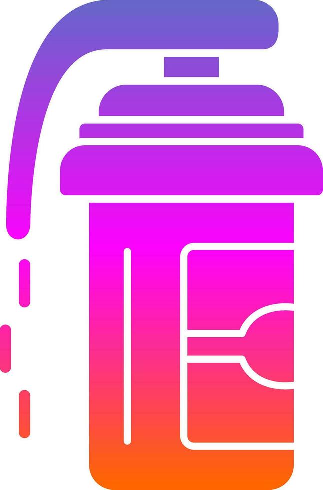 Pepper spray Vector Icon Design