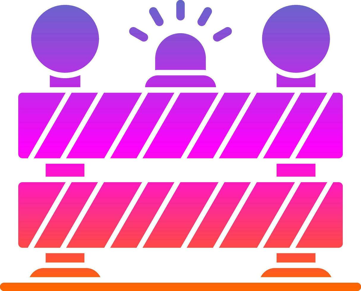 Blockade Vector Icon Design