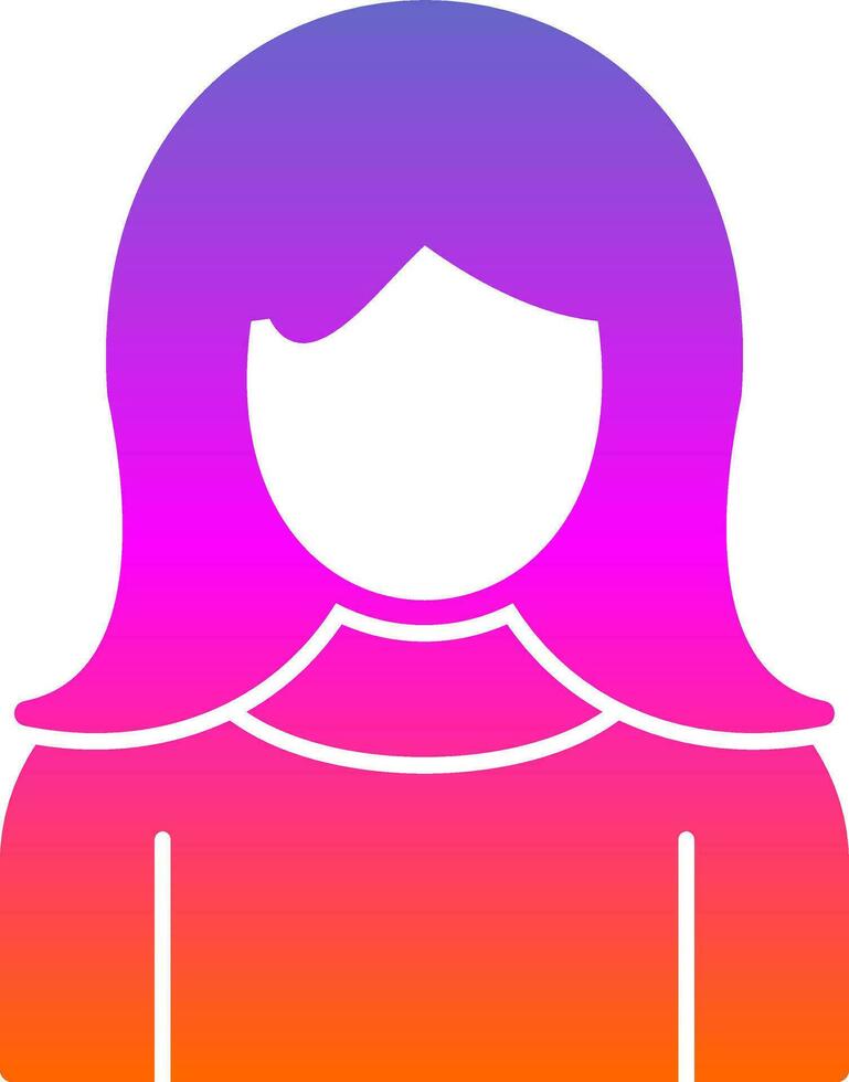 Girl Vector Icon Design