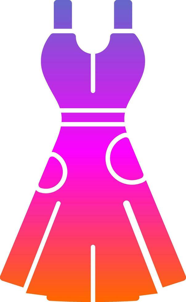 Dress Vector Icon Design