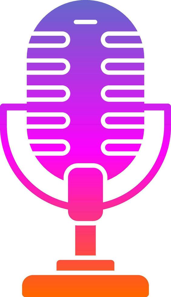 Microphone Vector Icon Design
