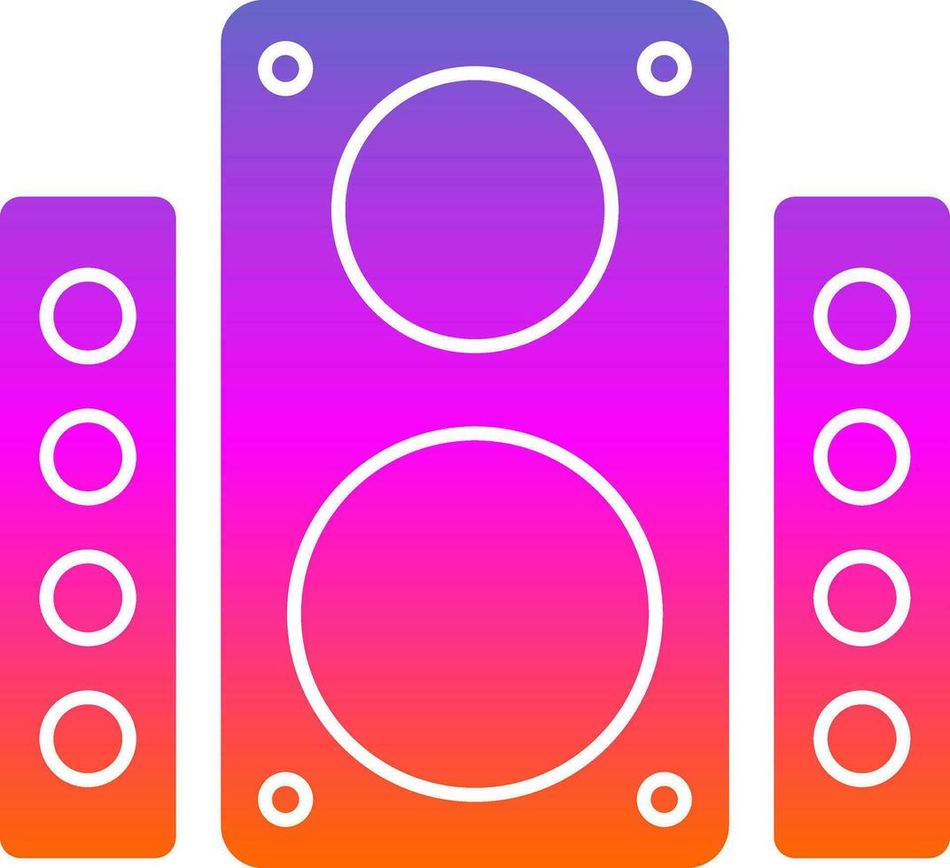 Speaker Vector Icon Design