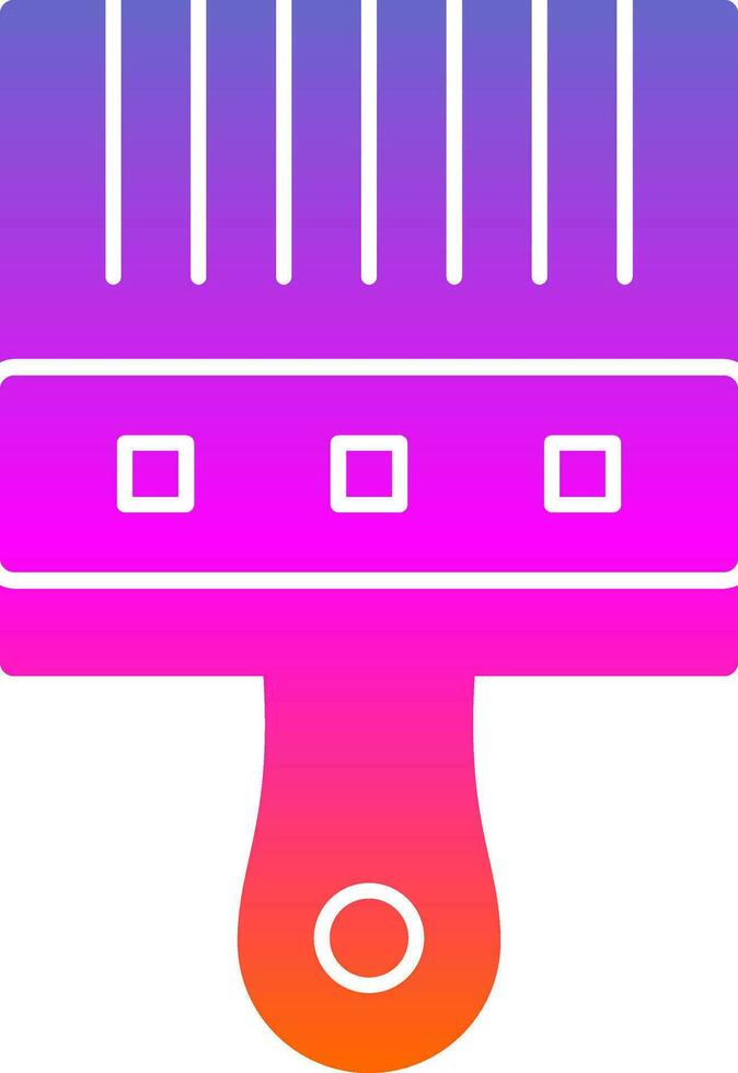 Paint Brush Vector Icon Design