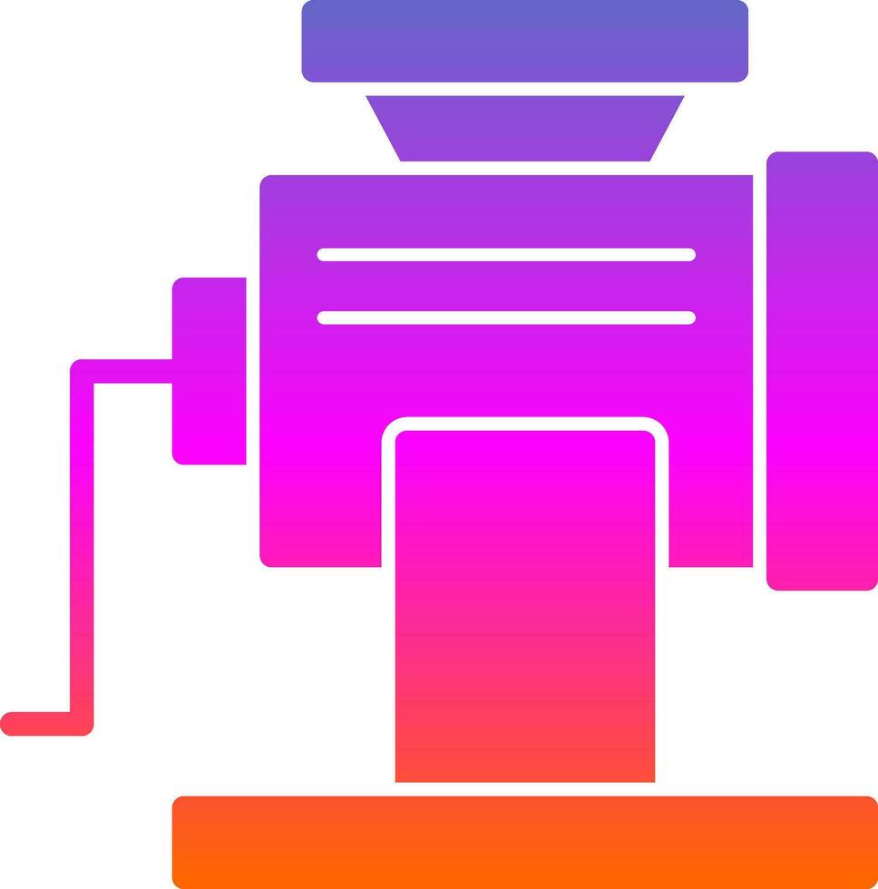Meat Grinder Vector Icon Design