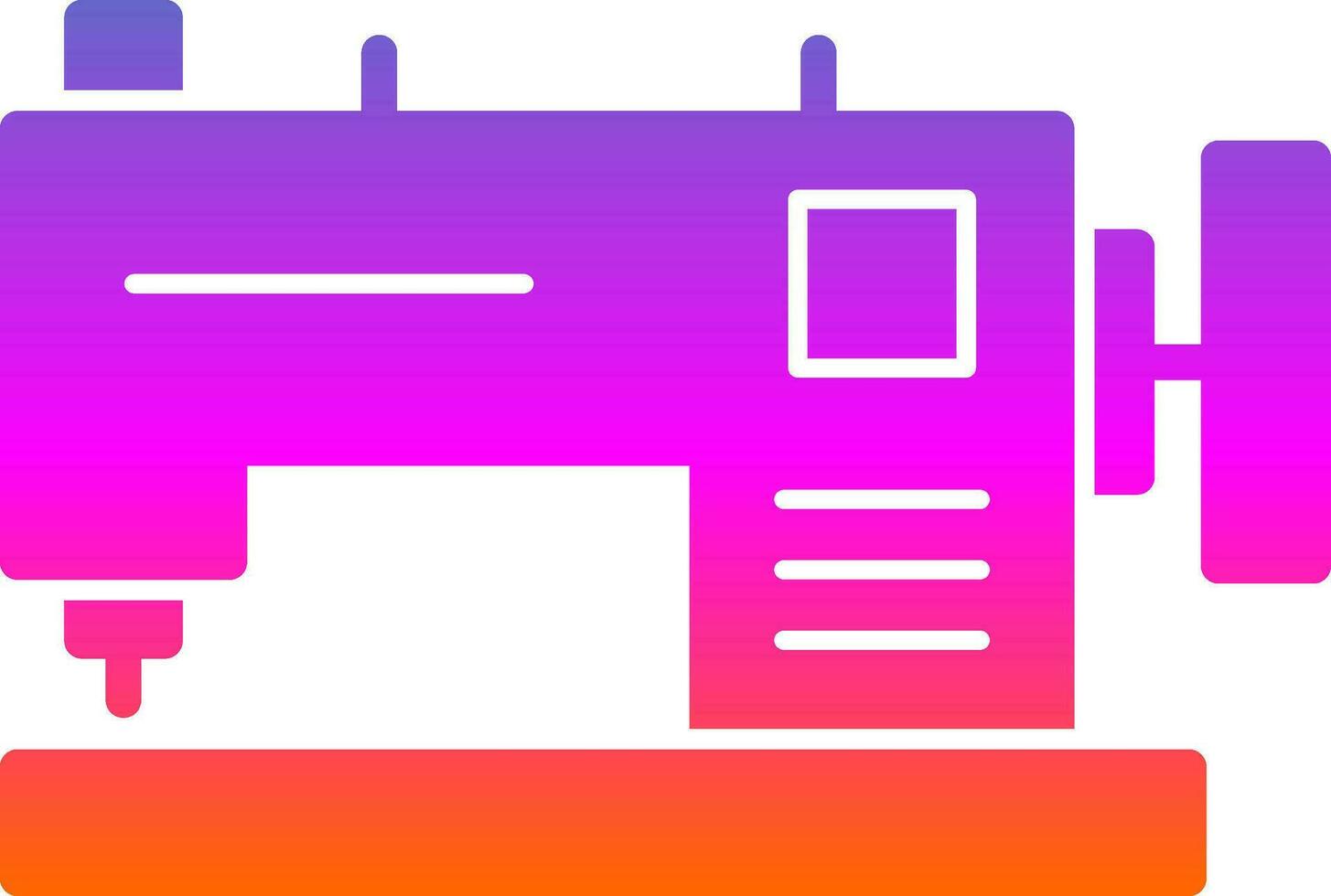 Sewing Machine Vector Icon Design
