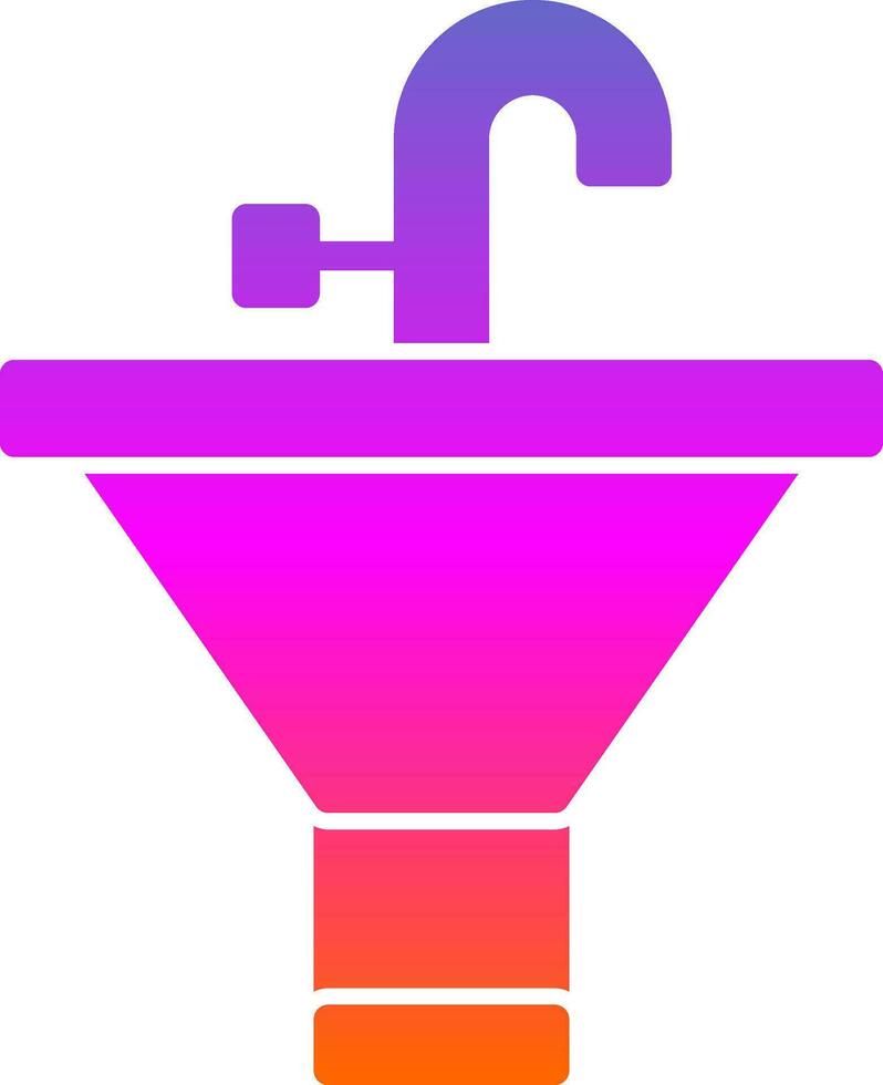 Bathroom Sink Vector Icon Design