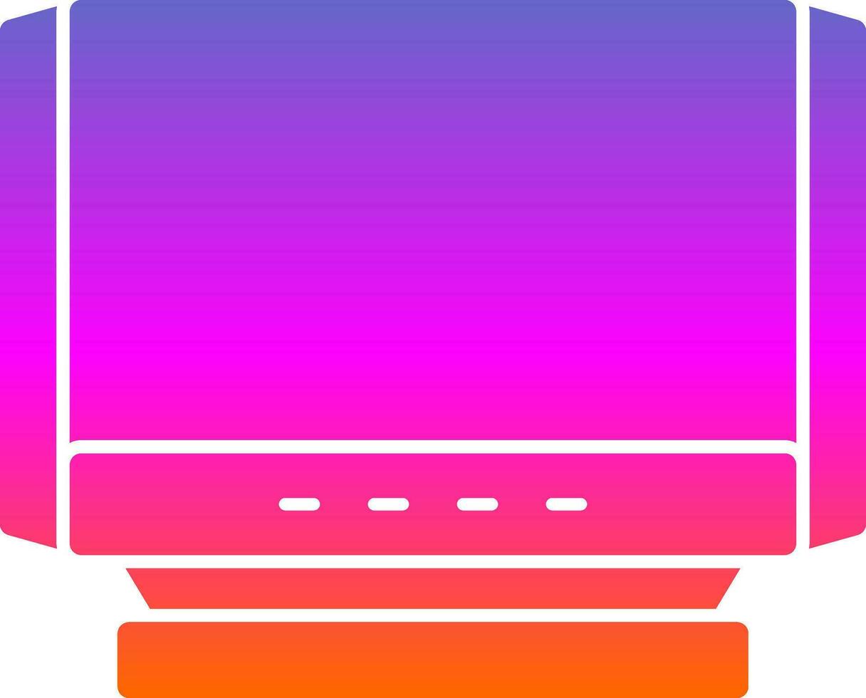 Television Vector Icon Design