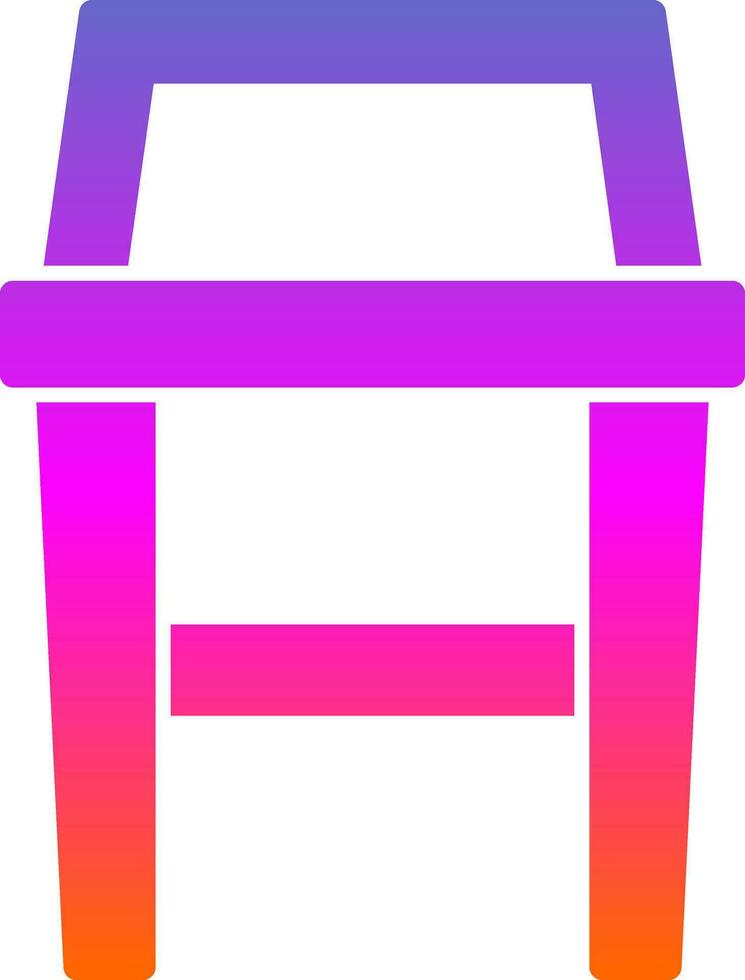 Bar Stool Vector Icon Design