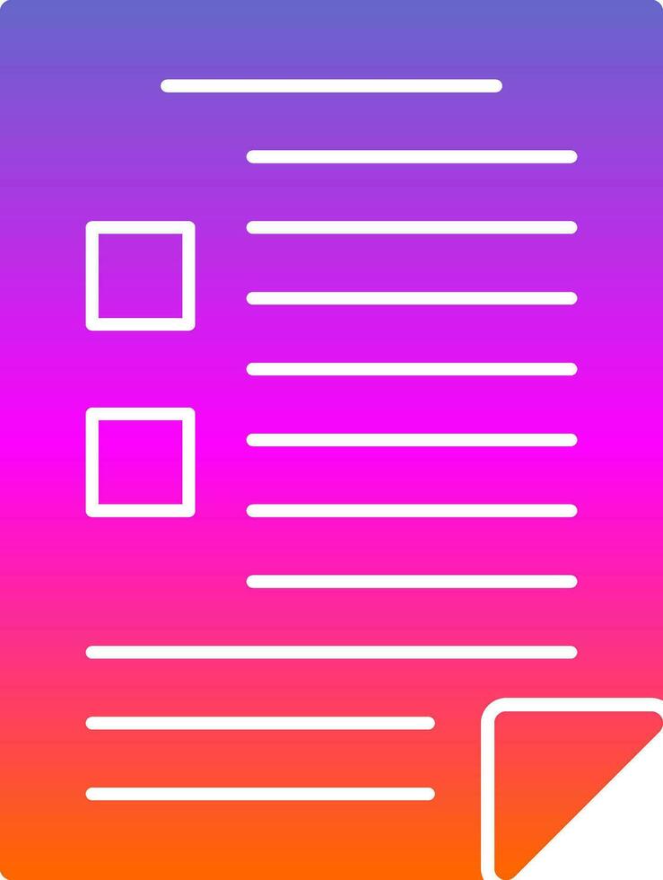 Document Vector Icon Design