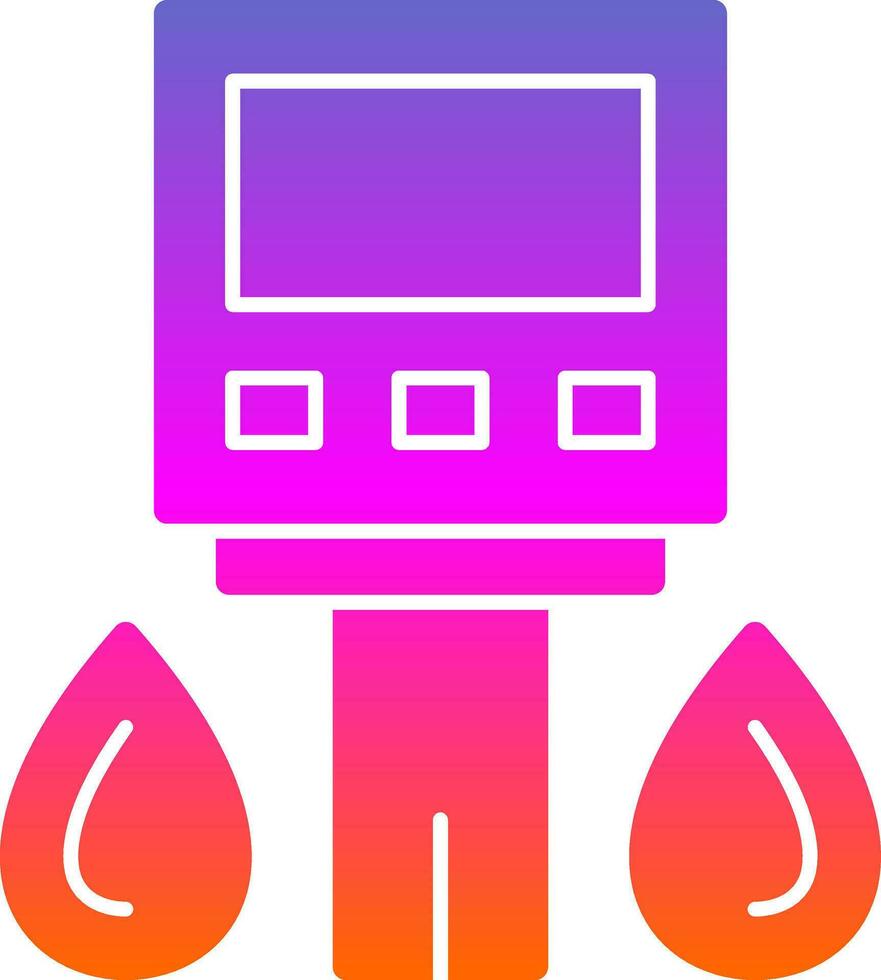Glucometer Vector Icon Design