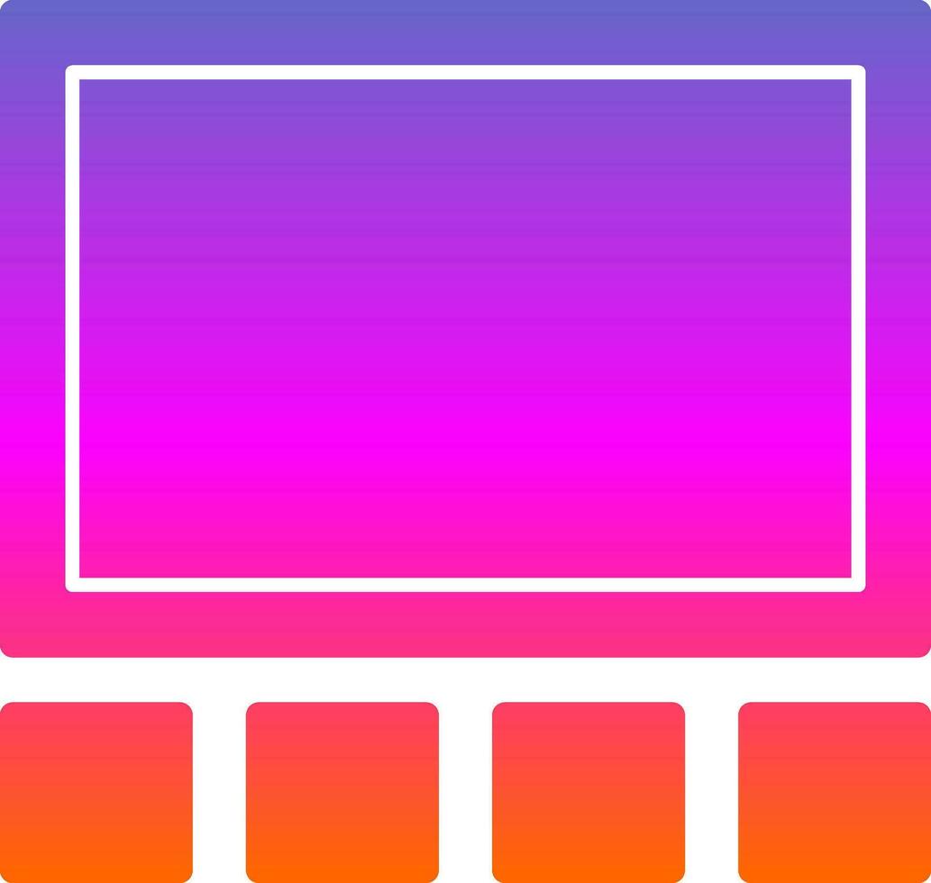 Video player Vector Icon Design