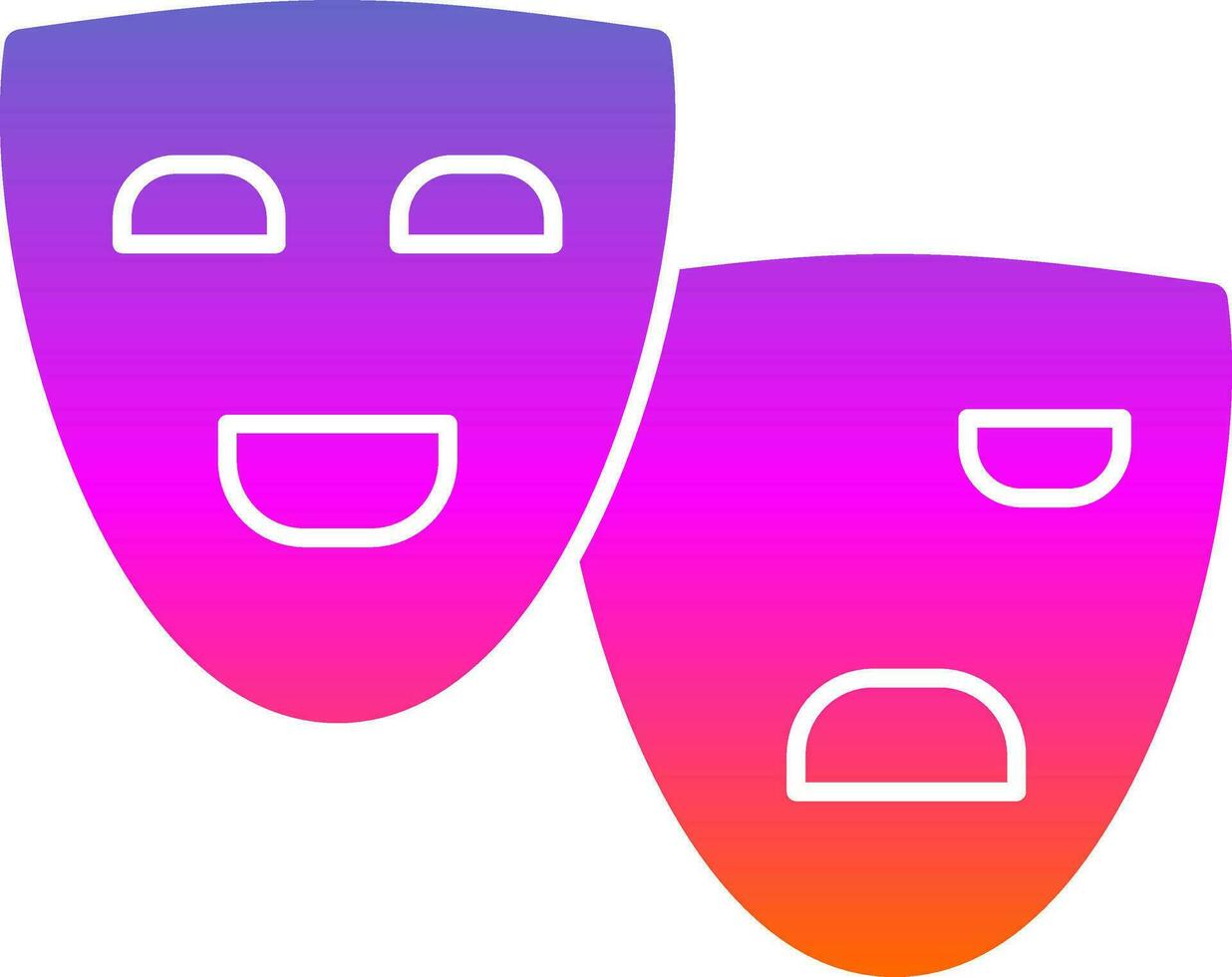 Mask Vector Icon Design