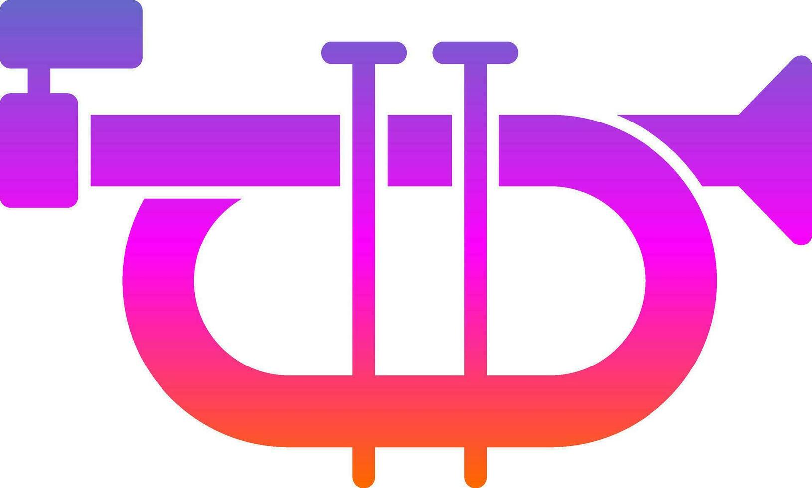 Trumpet Vector Icon Design