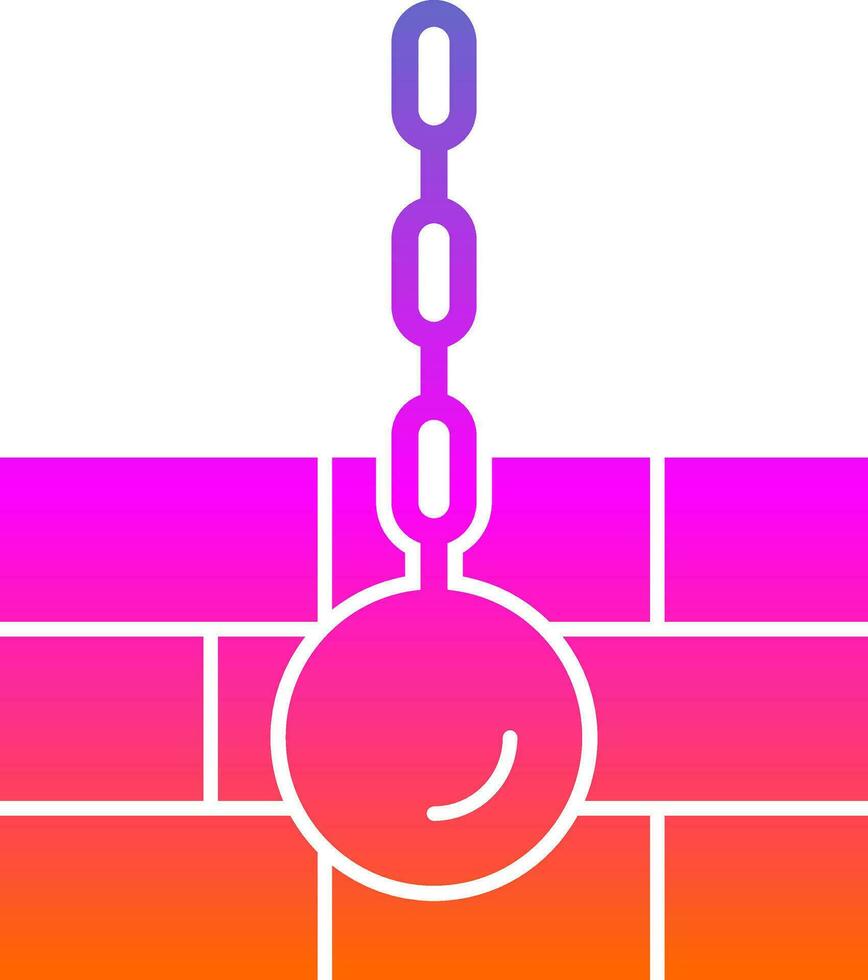 Wrecking ball Vector Icon Design