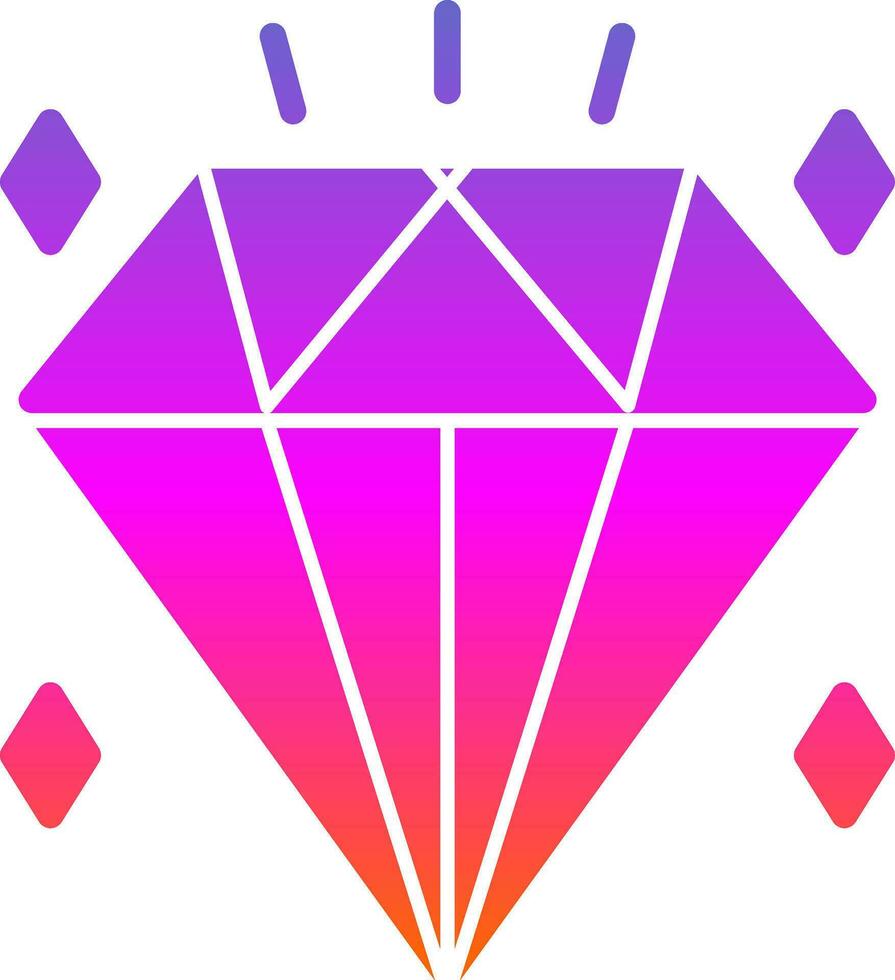 Diamond Vector Icon Design