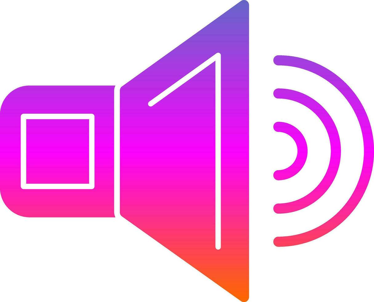 Speaker Vector Icon Design