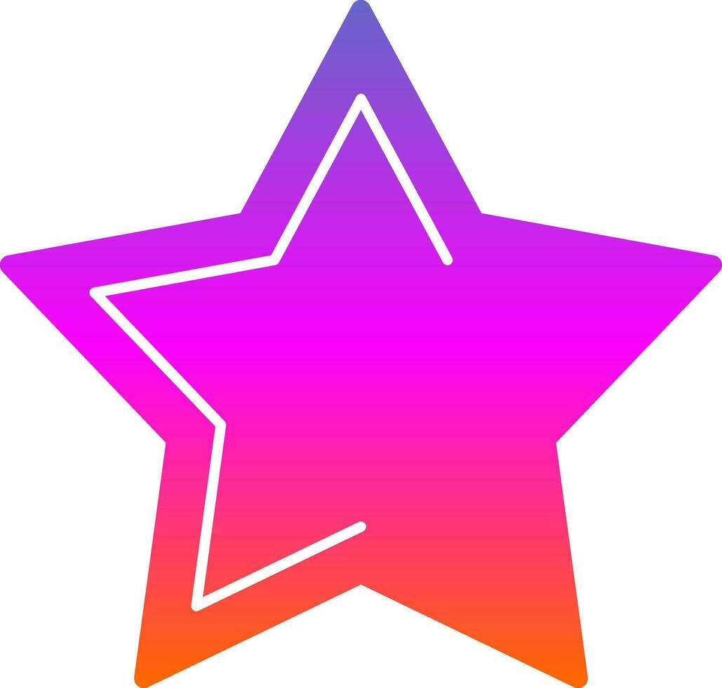 diseño de icono de vector de estrella