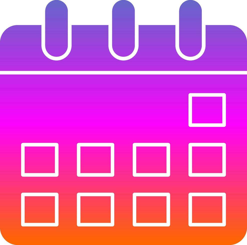 diseño de icono de vector de calendario