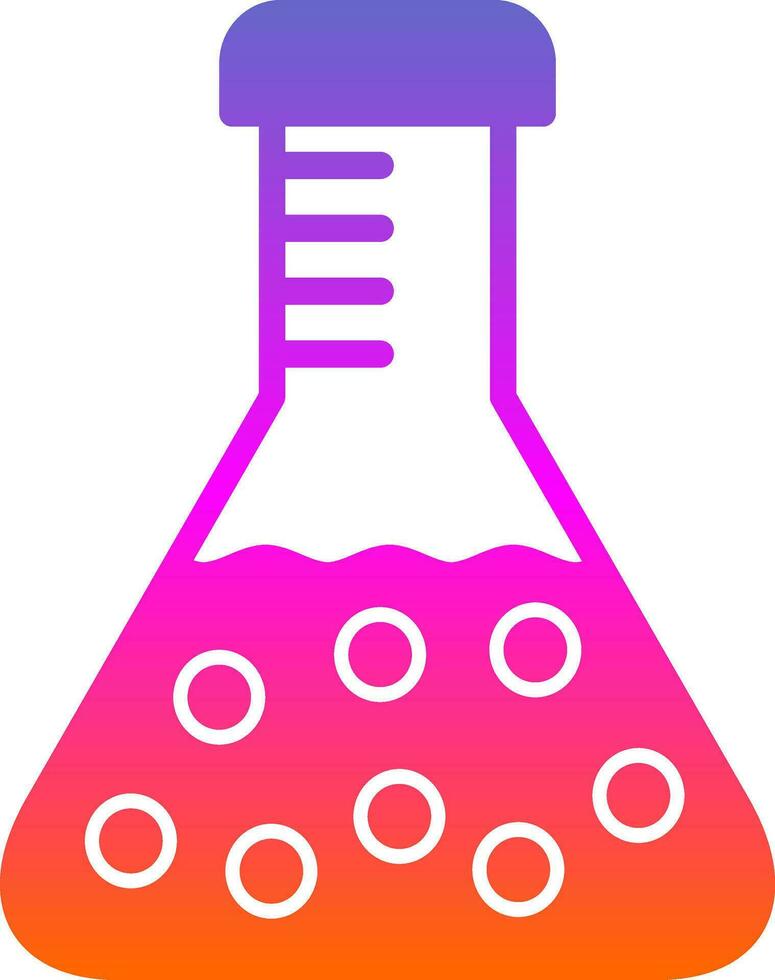 Flask Vector Icon Design