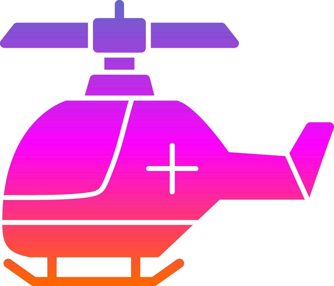 Air ambulance Vector Icon Design