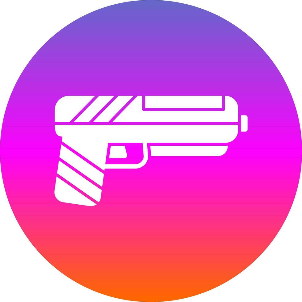 Pistol Vector Icon Design