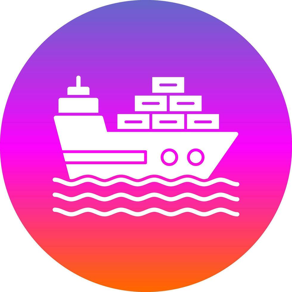 Ship Vector Icon Design