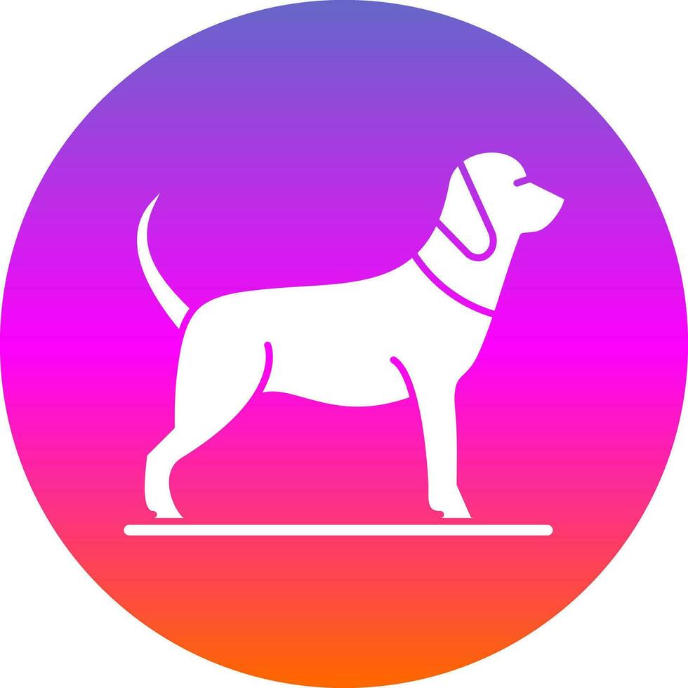 Dog Vector Icon Design