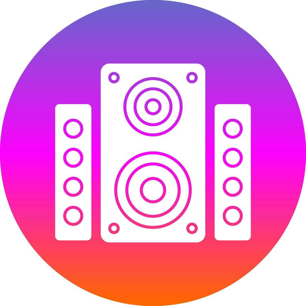 Speaker Vector Icon Design