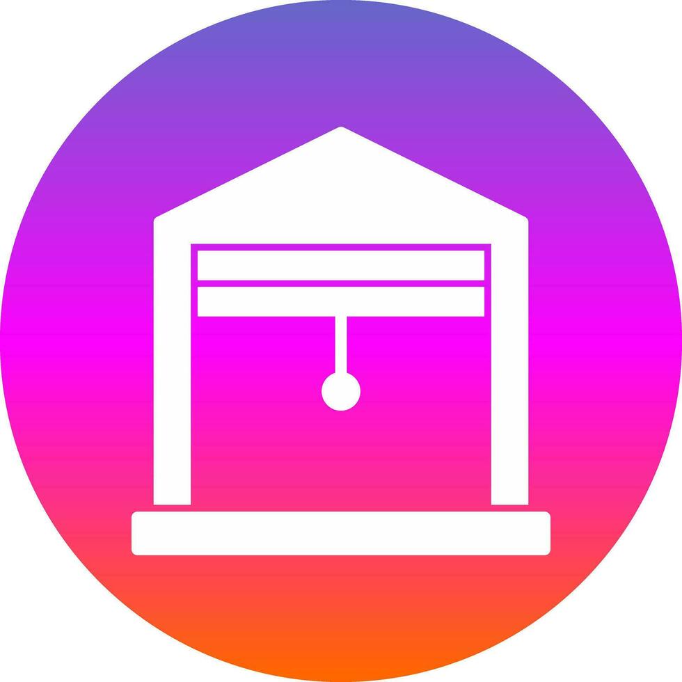 Garage Vector Icon Design