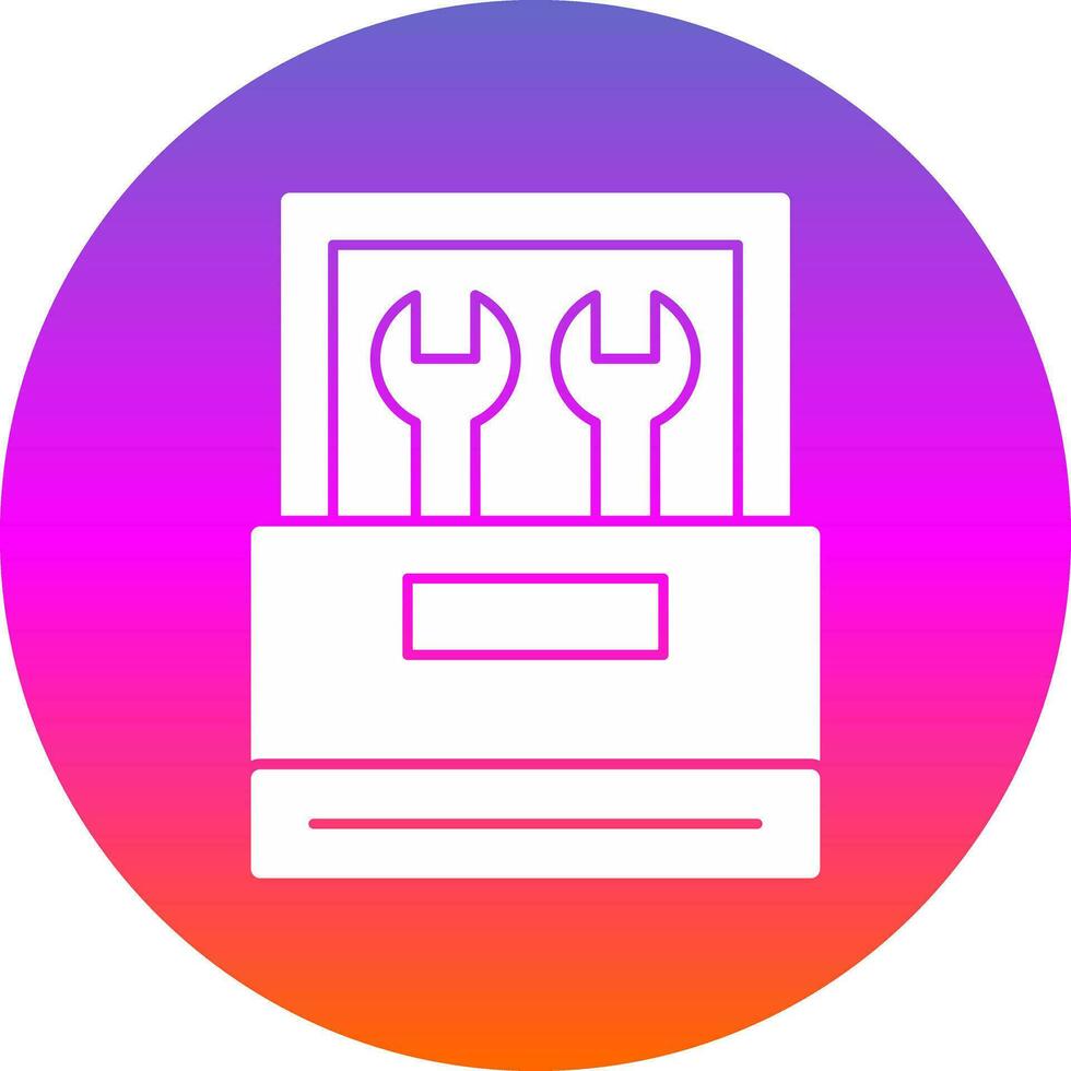 diseño de icono de vector de caja de herramientas