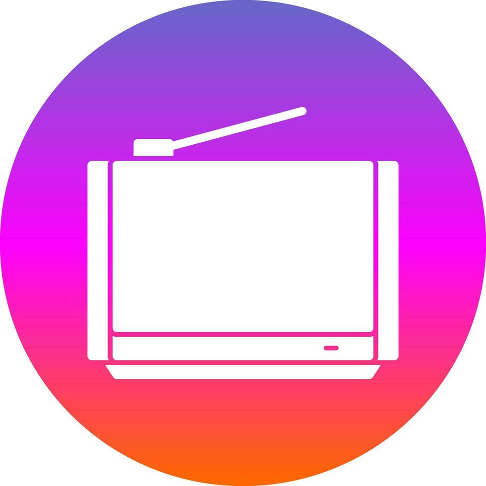 Television Vector Icon Design
